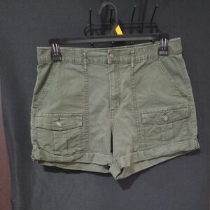 Time and Tru Army Green Cargo Shorts